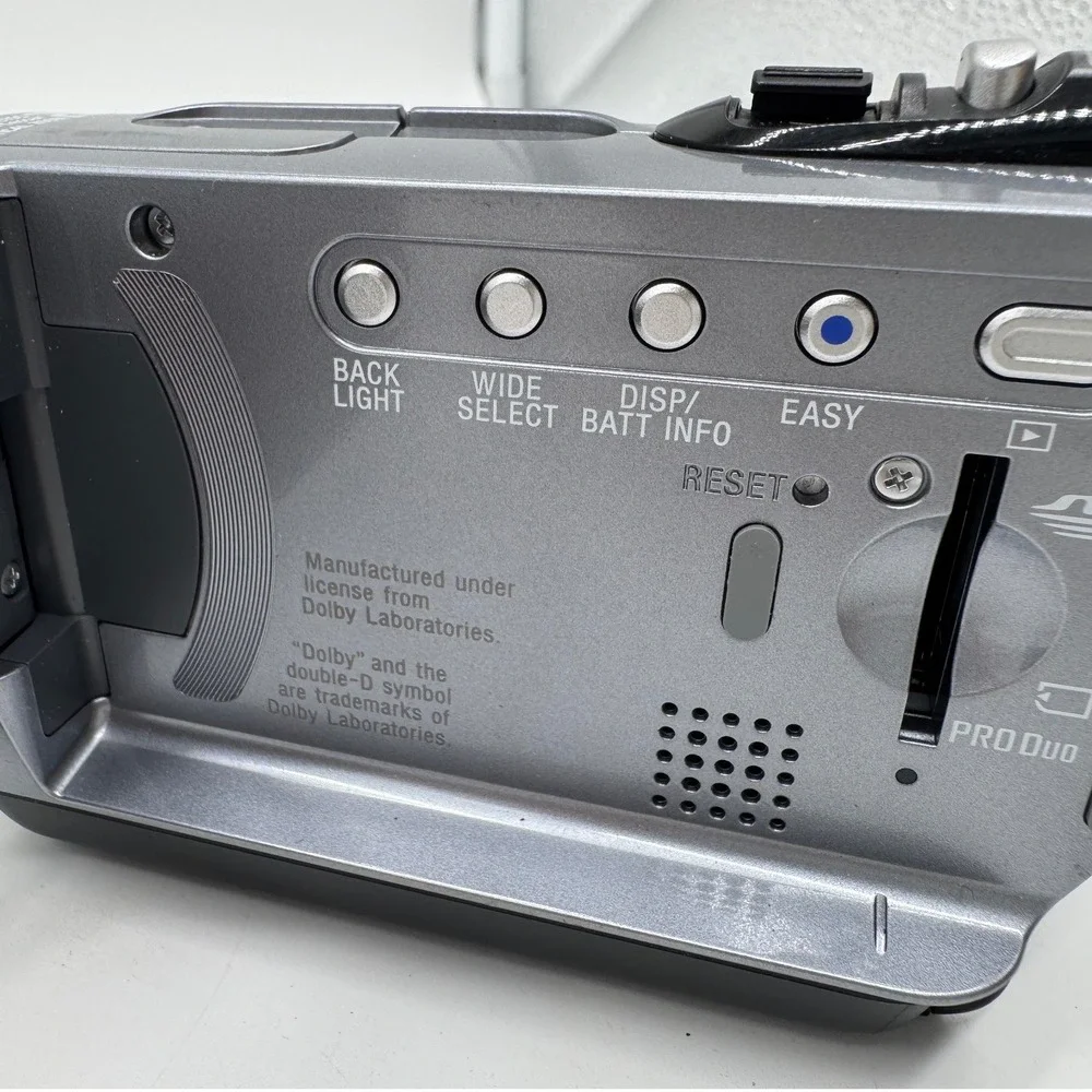 Sony Handycam DCR-SR82 60GB HDD Digital Camcorder Silver For Parts Repair